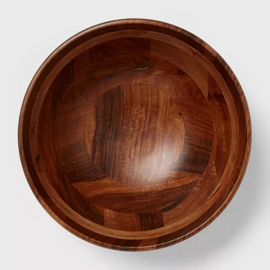 Large Wood Serving Bowl