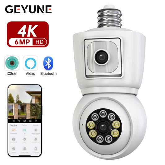8MP E27 Bulb WiFi Camera